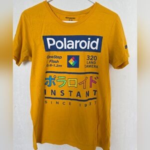 Polaroid Mustard Yellow Graphic Tee